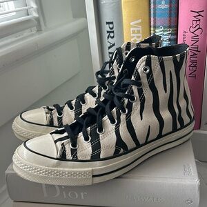 Zebra Striped Converse